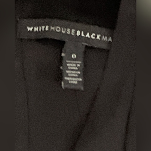 White House Black Market Classic Black Sleeveless Dress Size 0 - Picture 4 of 7